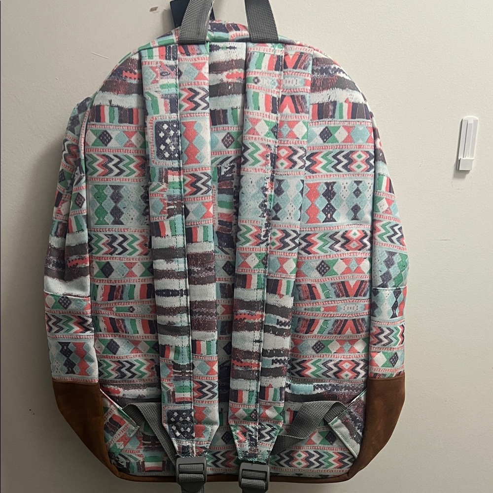 Roxy Multicolor Patterned Backpack NWT - image 4